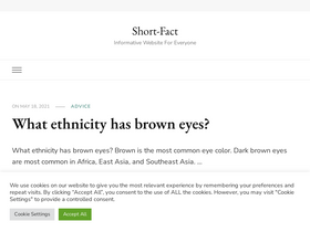 'short-fact.com' screenshot