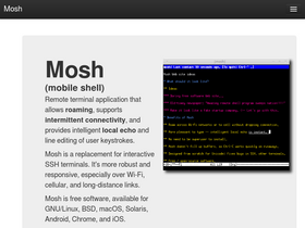 'mosh.org' screenshot