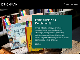 'deichman.no' screenshot