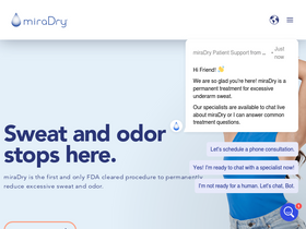 'miradry.com' screenshot