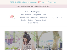 babykdesigns.com homepage screenshot