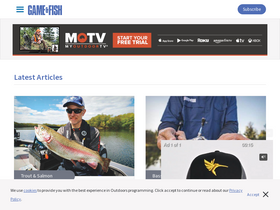 'gameandfishmag.com' screenshot