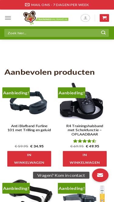 trainingshalsband.nl