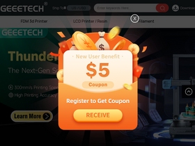 'geeetech.com' screenshot