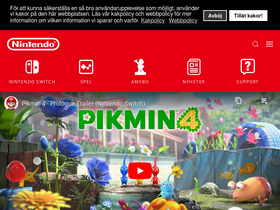 'nintendo.se' screenshot