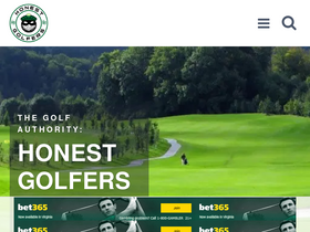 'honestgolfers.com' screenshot
