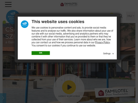 'kolping.hotel.hu' screenshot