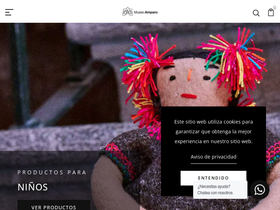 museoamparo.tienda homepage screenshot