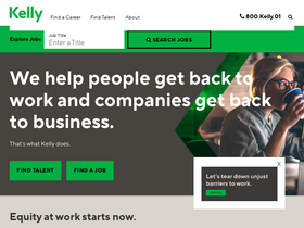 'kellyservices.us' screenshot