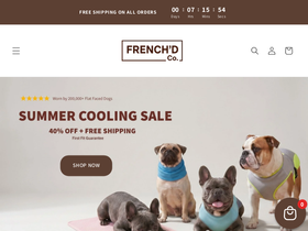 frenchdco.com homepage screenshot