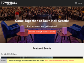'townhallseattle.org' screenshot