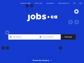 'jobs.ca' screenshot