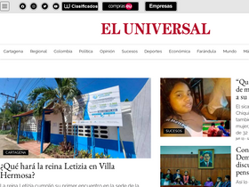 'eluniversal.com.co' screenshot