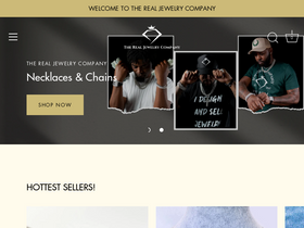 therealjewelrycompany.com homepage screenshot