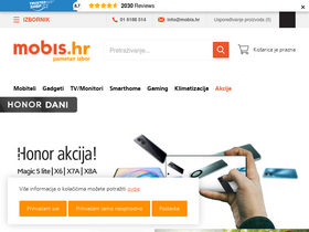 'mobis.hr' screenshot