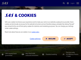'sas.fi' screenshot