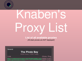 'knaben.info' screenshot