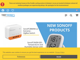 'tinytronics.nl' screenshot