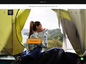 rhinokraft.in homepage screenshot