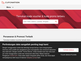 'cuponation.co.id' screenshot