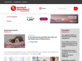 'pourquoidocteur.fr' screenshot