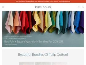'purlsoho.com' screenshot