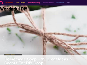 'wonderfuldiy.com' screenshot