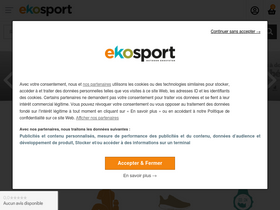 'ekosport.fr' screenshot