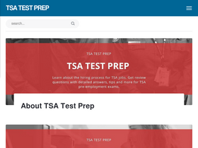 'tsatestprep.com' screenshot