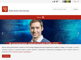 'pwr.edu.pl' screenshot