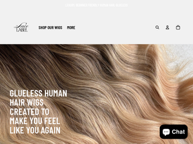 thelacelabel.com homepage screenshot