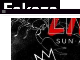 'fakaza.com' screenshot