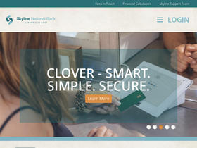 'skylinenationalbank.bank' screenshot