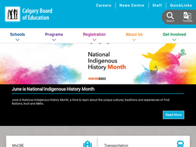 'cbe.ab.ca' screenshot