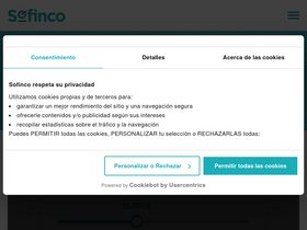 'sofinco.es' screenshot