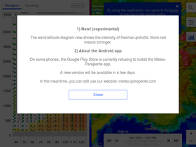 'meteo-parapente.com' screenshot