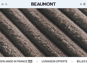Beaumont Concept homepage screenshot
