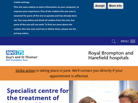 'rbht.nhs.uk' screenshot