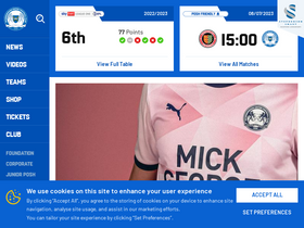 'theposh.com' screenshot