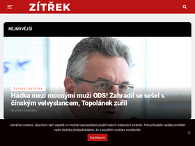 'zitrek.cz' screenshot