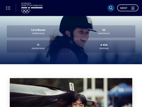 'idrettsforbundet.no' screenshot