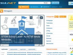'sulinet.hu' screenshot