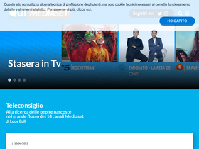 'quimediaset.it' screenshot