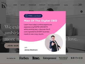 'bossbabe.com' screenshot