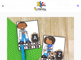 'abcsofliteracy.com' screenshot