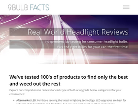 'bulbfacts.com' screenshot