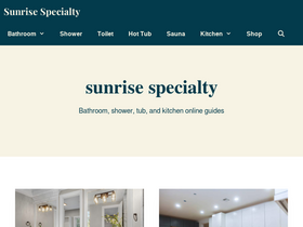 'sunrisespecialty.com' screenshot