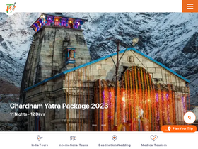 'tourmyindia.com' screenshot