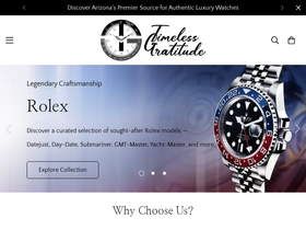 timelessgratitude.com homepage screenshot