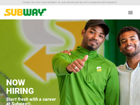 'mysubwaycareer.com' screenshot